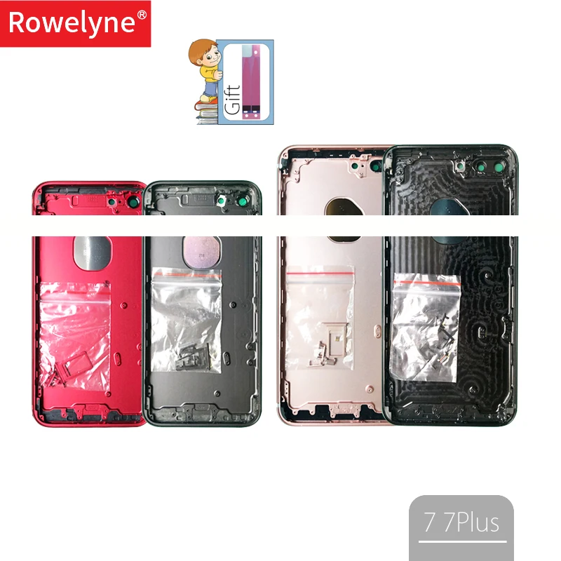 7 7P Back Housing for iphone 7 Plus 7Plus Back Battery Cover Middle Chassis Frame + Glass Cover No Flex Cable Parts Assembly
7 7P Back Housing for iphone 7 Plus 7Plus Back Battery Cover Middle Chassis Frame + Glass Cover No Flex Cable Parts Assembly