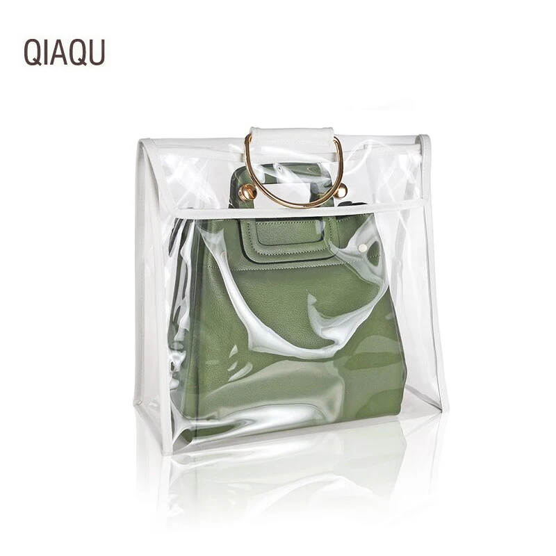 QIAQU Fashionable hangingTransparent PVC Moisture-proof dustproof storage bag,Creative wardrobe sorting bag Travel accessories
QIAQU Fashionable hangingTransparent PVC Moisture-proof dustproof storage bag,Creative wardrobe sorting bag Travel accessories
