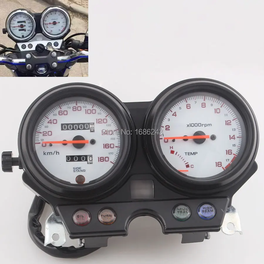 Motorcycle Gauges Cluster Speedometer Tachometer Meter Odometer Instrument Assembly Fits For Honda CB250 Hornet 250 1997-98-1999
Motorcycle Gauges Cluster Speedometer Tachometer Meter Odometer Instrument Assembly Fits For Honda CB250 Hornet 250 1997-98-1999