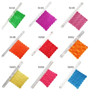 New 1PC Acrylic Rolling Pin Designed Fondant Cake Impression Rolling Pin Pastry Roller Embossing Baking Tools Fondant Tools
New 1PC Acrylic Rolling Pin Designed Fondant Cake Impression Rolling Pin Pastry Roller Embossing Baking Tools Fondant Tools