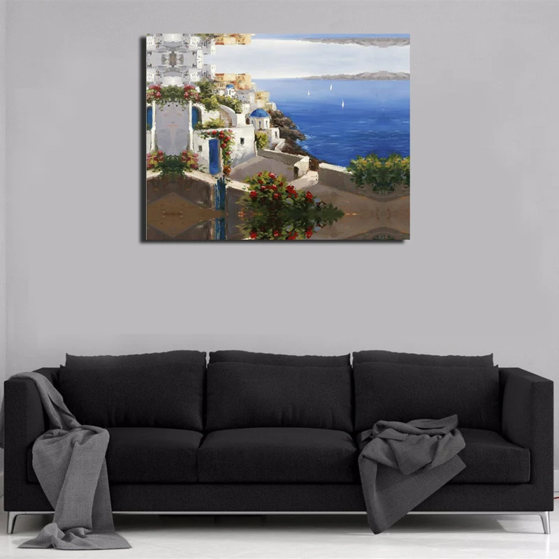 HOT Fashion HD printed painting on canvas art wall picture Mediterranean for sitting room home decor No Framed or Diy Framed
HOT Fashion HD printed painting on canvas art wall picture Mediterranean for sitting room home decor No Framed or Diy Framed