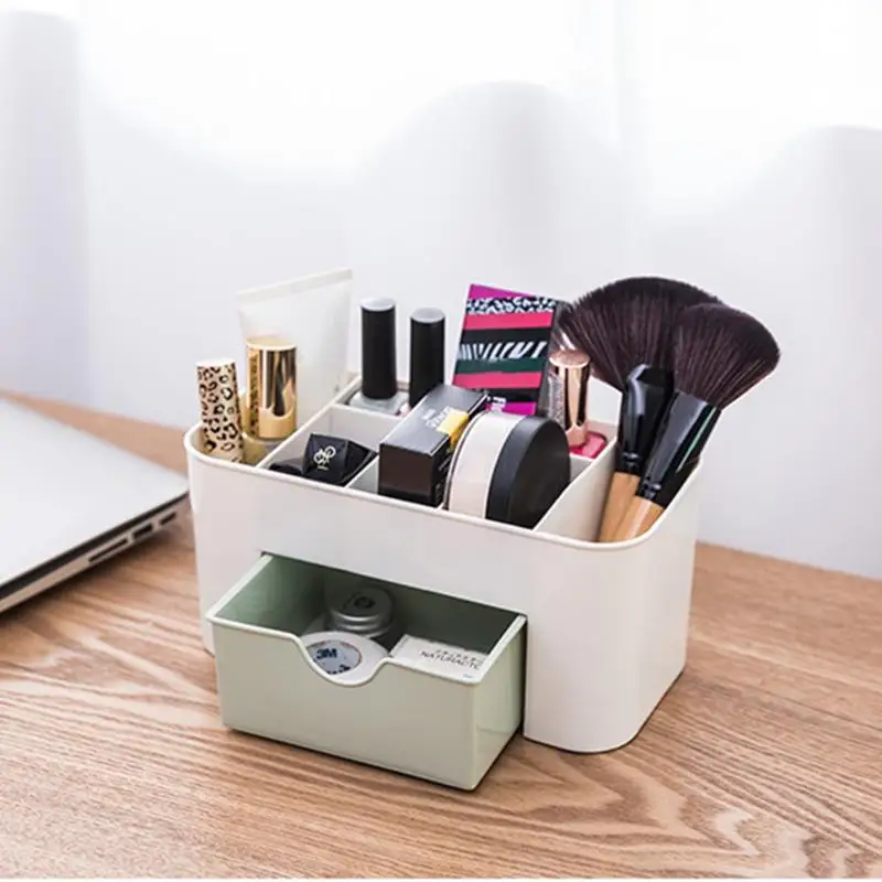 Cosmetic Jewelry Organizer Office Storage Drawer Desk Makeup Case Plastic Makeup Brush Box Lipstick Remote Control Holder
Cosmetic Jewelry Organizer Office Storage Drawer Desk Makeup Case Plastic Makeup Brush Box Lipstick Remote Control Holder