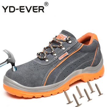 YD-EVER Big Size Men Work Safety Shoes Steel Toe Steel Insole Safety Work Boots For Men Breathable Fashion Causal Work Shoes 
YD-EVER Big Size Men Work Safety Shoes Steel Toe Steel Insole Safety Work Boots For Men Breathable Fashion Causal Work Shoes
