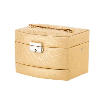 Korean Style Portable PU Jewelry Box Simple Ring Stud Earrings Leather Jewelry Box 3 Layers High Quality Wholesale
Korean Style Portable PU Jewelry Box Simple Ring Stud Earrings Leather Jewelry Box 3 Layers High Quality Wholesale