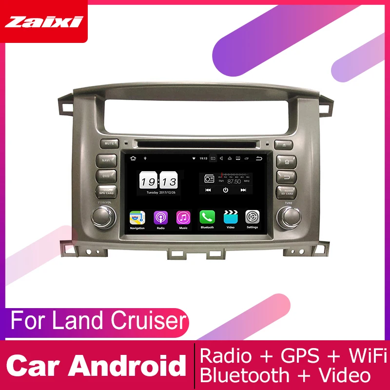 ZaiXi 2 DIN Auto DVD Player GPS Navi Navigation For Toyota Land Cruiser 100 2002~2008 Car Android Multimedia System Screen
ZaiXi 2 DIN Auto DVD Player GPS Navi Navigation For Toyota Land Cruiser 100 2002~2008 Car Android Multimedia System Screen