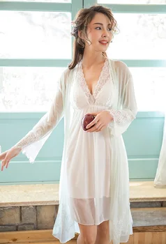 Robes Set Lace Nightgown Sleepshirts Sexy Bathrobe Sets Bridesmaid Robes Set Lace Nightdress Peignoir Wedding Robe Sets
Robes Set Lace Nightgown Sleepshirts Sexy Bathrobe Sets Bridesmaid Robes Set Lace Nightdress Peignoir Wedding Robe Sets
