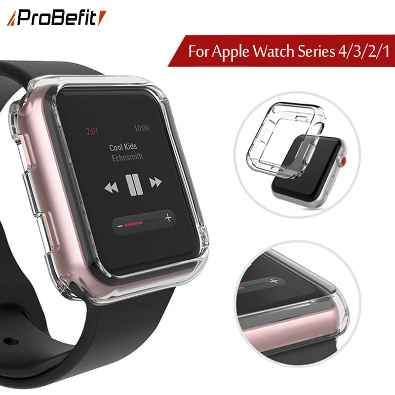 ProBefit Watch Cover for Apple Watch Case 42mm 38mm Series 3 2 1 Soft TPU Clear Screen Protector for iWatch Series 4 5 40MM 44MM
ProBefit Watch Cover for Apple Watch Case 42mm 38mm Series 3 2 1 Soft TPU Clear Screen Protector for iWatch Series 4 5 40MM 44MM