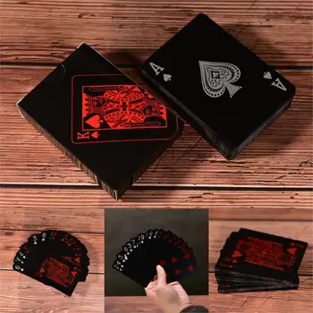 Quality Plastic PVC Poker Waterproof Black Playing Cards Creative Gift Durable Poker
Quality Plastic PVC Poker Waterproof Black Playing Cards Creative Gift Durable Poker