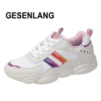 2019 Spring Women's Running Sports Shoes Breathable Nonslip Outdoor White Women Sneakers Height Increased Wearable Walking Shoes
2019 Spring Women's Running Sports Shoes Breathable Nonslip Outdoor White Women Sneakers Height Increased Wearable Walking Shoes