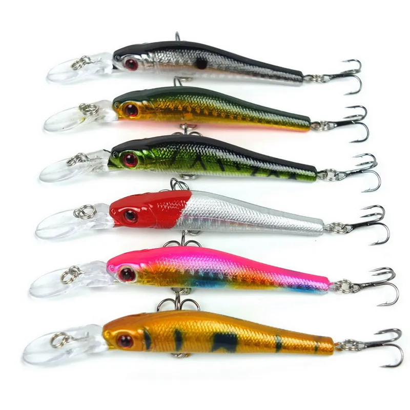 6pcs/set Popular Wobblers 9cm/7g Fishing Lures China Multi-color Bait Artificial Minnow Goods For Carp Fishing
6pcs/set Popular Wobblers 9cm/7g Fishing Lures China Multi-color Bait Artificial Minnow Goods For Carp Fishing