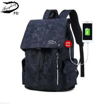 Fengdong male usb charge backpack men travel bags waterproof blue camouflage backpack for boy school bags for teenagers rucksack
Fengdong male usb charge backpack men travel bags waterproof blue camouflage backpack for boy school bags for teenagers rucksack