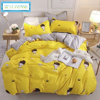 BEST.WENSD New home textile bed linen girls bedding Cartoon pattern king size comforter set bedsheets dekbedovertrek 2 persoons
BEST.WENSD New home textile bed linen girls bedding Cartoon pattern king size comforter set bedsheets dekbedovertrek 2 persoons