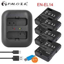 4Pcs EN-EL14 EN EL14 ENEL14 batteries + Charger For Nikon Camera Battery D5300 D5200 D5100 D3100 D3200 D3300 P7100 P7800
4Pcs EN-EL14 EN EL14 ENEL14 batteries + Charger For Nikon Camera Battery D5300 D5200 D5100 D3100 D3200 D3300 P7100 P7800