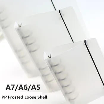 A5/A6/A7 Semitransparent Frosted Spring Binder Notebook Filler Papers Loose Shell Notepad Fichario the Office & School Supplies
A5/A6/A7 Semitransparent Frosted Spring Binder Notebook Filler Papers Loose Shell Notepad Fichario the Office & School Supplies