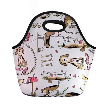 Children Lunch Bag For Boys Girls Travel Picnic Cooler Handbag Beagles Dog Women Neoprene Lunchbox Insulated Thermal Tote
Children Lunch Bag For Boys Girls Travel Picnic Cooler Handbag Beagles Dog Women Neoprene Lunchbox Insulated Thermal Tote