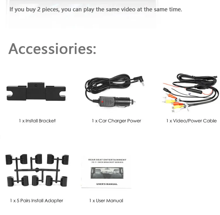 car headrest monitor dvd player portable video player road trip (11)