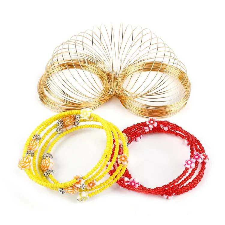 100 Loops Memory Beading Steel Wire Bracelet Bangle For DIY Jewelry Findings Multi-layerBangle Bracelet Making
100 Loops Memory Beading Steel Wire Bracelet Bangle For DIY Jewelry Findings Multi-layerBangle Bracelet Making