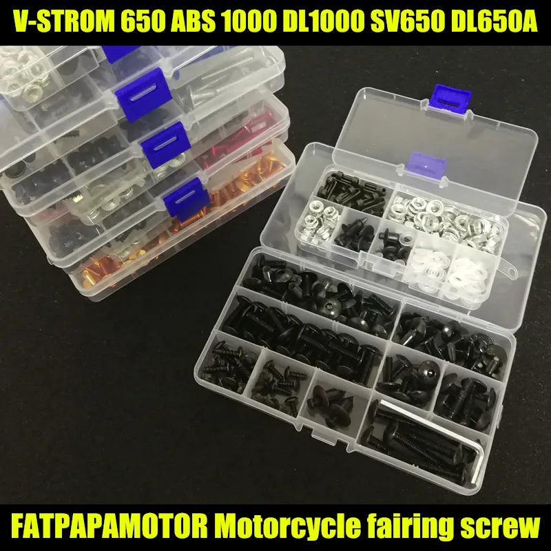 Universal Motorcycle Fairing Bolts Screw Moto Spring Bolts For SUZUKI V-STROM 650 ABS 1000 DL1000 SV650 DL650A
Universal Motorcycle Fairing Bolts Screw Moto Spring Bolts For SUZUKI V-STROM 650 ABS 1000 DL1000 SV650 DL650A
