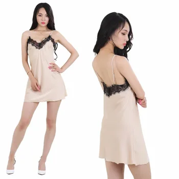 New Solid Satin Chiffon Women Nightgown Champagne / Light Grey / Light Pink / Red / Royal Blue Sexy Lace Sleepwear Nightdress
New Solid Satin Chiffon Women Nightgown Champagne / Light Grey / Light Pink / Red / Royal Blue Sexy Lace Sleepwear Nightdress