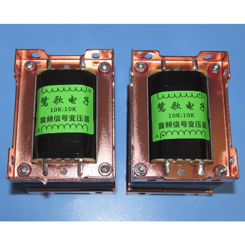 10K+10K:10K+10K balanced output transformer can pass AC 50mA PT-44 can be single-ended or balanced input and output
10K+10K:10K+10K balanced output transformer can pass AC 50mA PT-44 can be single-ended or balanced input and output