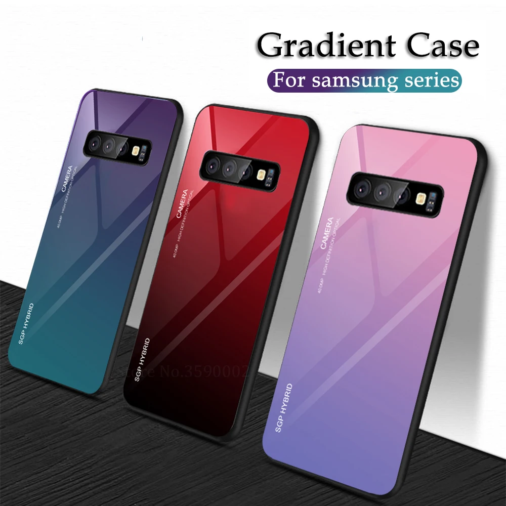 For Samsung Galaxy s8 s9 s10 Plus E S10E Case Gradient Tempered Glass Phone Case On The Samsun Glaxy S10Plus S8plus S9plus Cover
For Samsung Galaxy s8 s9 s10 Plus E S10E Case Gradient Tempered Glass Phone Case On The Samsun Glaxy S10Plus S8plus S9plus Cover