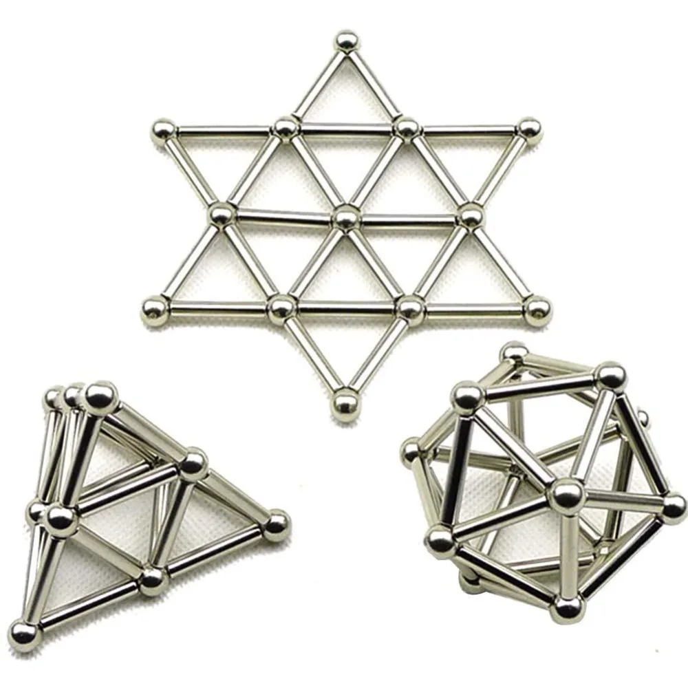 36pcs Magnet Bars & 27pcs Metal Balls DIY Magnet Toy Magnetic Blocks Model & Building Educational Toys for Children Kids Gift
36pcs Magnet Bars & 27pcs Metal Balls DIY Magnet Toy Magnetic Blocks Model & Building Educational Toys for Children Kids Gift