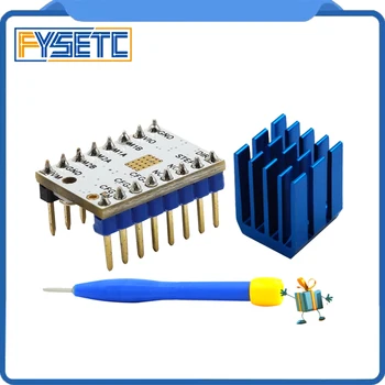 1pc 3D Printer Parts TMC2100 V1.3 Stepstick Stepper Motor Driver Module with Heat Sink Ultra-silent Excellent Performance
1pc 3D Printer Parts TMC2100 V1.3 Stepstick Stepper Motor Driver Module with Heat Sink Ultra-silent Excellent Performance