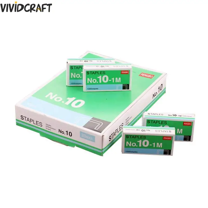 1000pcs/box Size No 10 Staples Box For Desktop Stapler Normal Staples Metal Tapetool Accessories Office Stationery Tools
1000pcs/box Size No 10 Staples Box For Desktop Stapler Normal Staples Metal Tapetool Accessories Office Stationery Tools