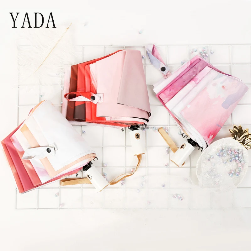 YADA White Handle Design Automatic Umbrella Fold Rain Umbrellas For Women UV Rainproof Sun Protection Landscape Umbrella YD169
YADA White Handle Design Automatic Umbrella Fold Rain Umbrellas For Women UV Rainproof Sun Protection Landscape Umbrella YD169