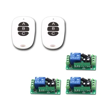 Special Sales DC9V 12V 24V 1CH RF Wireless Remote Control Switch System 2XWhite-Black Transmitter and 3X Receivers with 3Buttons
Special Sales DC9V 12V 24V 1CH RF Wireless Remote Control Switch System 2XWhite-Black Transmitter and 3X Receivers with 3Buttons