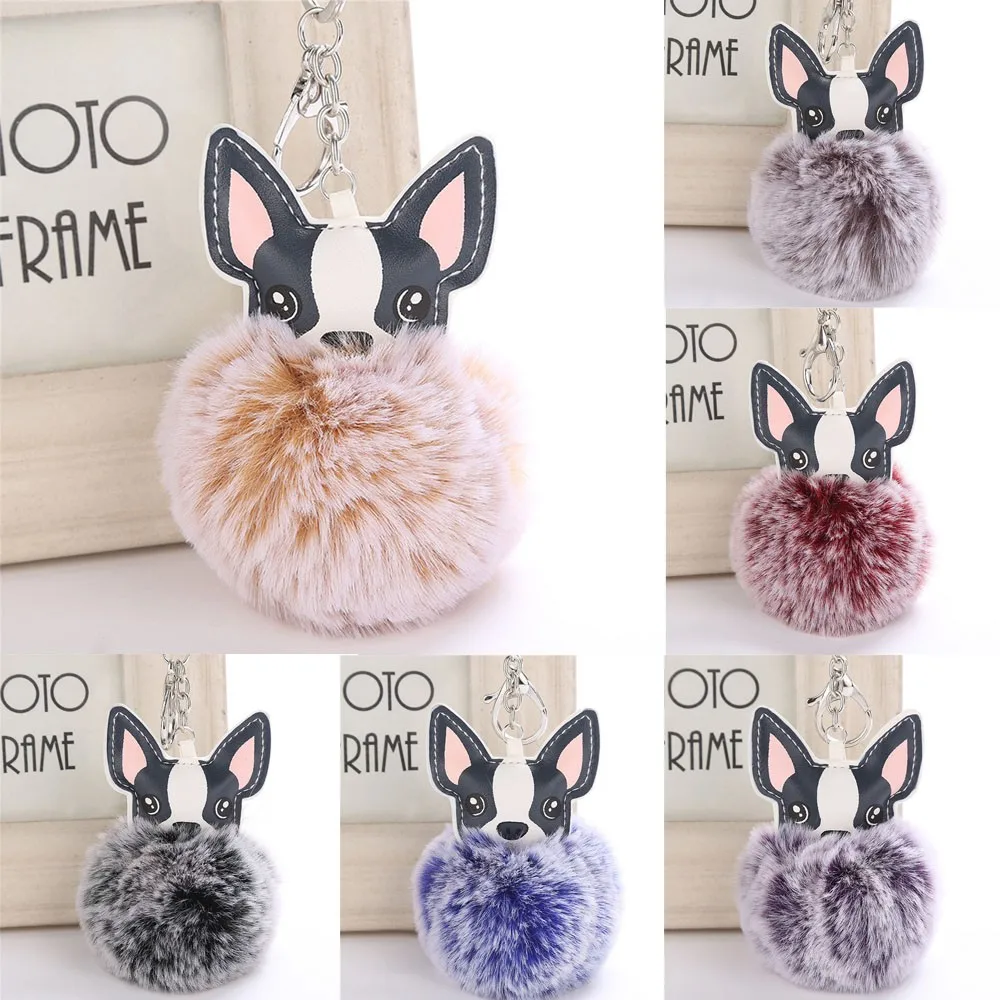 8CM Cute Dog Keychain Pendant Women Key Ring Holder Pompoms Key Chains Car Key Pendant11.5
8CM Cute Dog Keychain Pendant Women Key Ring Holder Pompoms Key Chains Car Key Pendant11.5
