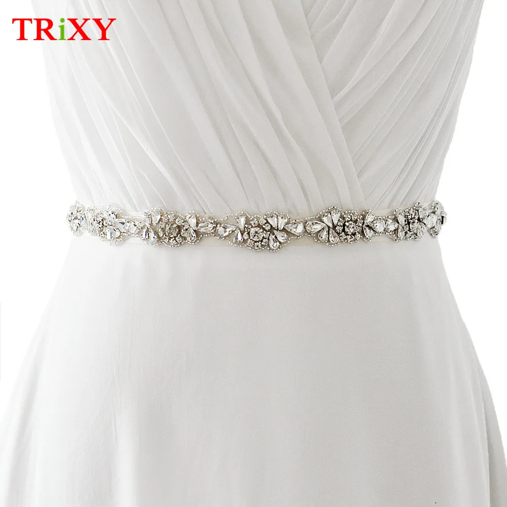 TRiXY S235 Amazing Wedding Accessories Crystal Rhinestones Wedding Belts Crystal Rhinestone Bridal Belt Handmade Wedding Sashes
TRiXY S235 Amazing Wedding Accessories Crystal Rhinestones Wedding Belts Crystal Rhinestone Bridal Belt Handmade Wedding Sashes