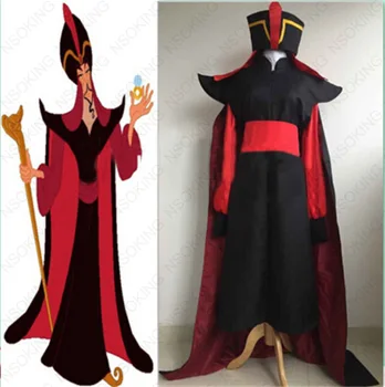 Adult Men's Aladdin Jafar Villain Costume Outfit Aladdin Cosplay Costume custom made for Halloween
Adult Men's Aladdin Jafar Villain Costume Outfit Aladdin Cosplay Costume custom made for Halloween