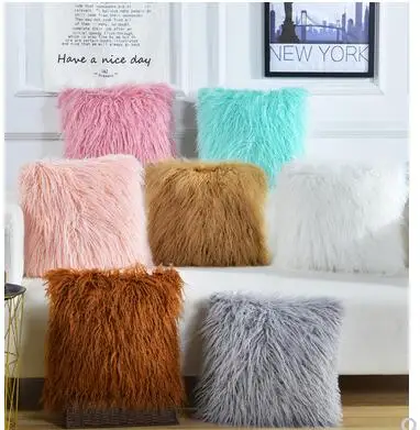 soft warm long plush pillowcase sofa faux fur back cushion cover Living room lumbar pillow case
soft warm long plush pillowcase sofa faux fur back cushion cover Living room lumbar pillow case
