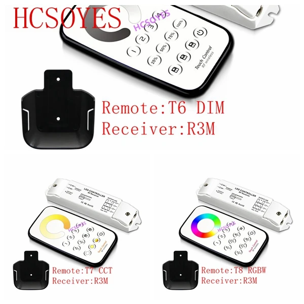 BC T6/T7/T8+R3M Multi Zone control led dimming/CCT/RGBW Max 3*3A wireless remote with Receiver controller set DC12V-24V
BC T6/T7/T8+R3M Multi Zone control led dimming/CCT/RGBW Max 3*3A wireless remote with Receiver controller set DC12V-24V
