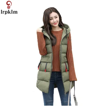 Women Jacket Winter Cotton Padded Vest Coats Long Hooded Women Coat And Jacket Sleeveless Outwear Clothing Plus Size 4XL CH657 
Women Jacket Winter Cotton Padded Vest Coats Long Hooded Women Coat And Jacket Sleeveless Outwear Clothing Plus Size 4XL CH657