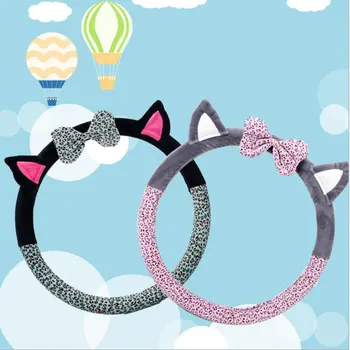 Cute Cat Ear Steering Wheel Cover Short Plush Winter Car Steering Wheel Covers For Girls Leopard Steering-Wheel Covers Case
Cute Cat Ear Steering Wheel Cover Short Plush Winter Car Steering Wheel Covers For Girls Leopard Steering-Wheel Covers Case
