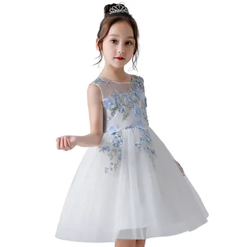 Children Appliques Pearls Princess Dress Kids Birthday Wedding Prom Flowers Dress Children Evening Party Host Costume Dress E120
Children Appliques Pearls Princess Dress Kids Birthday Wedding Prom Flowers Dress Children Evening Party Host Costume Dress E120