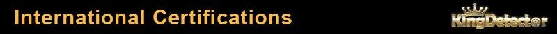 International Certifications