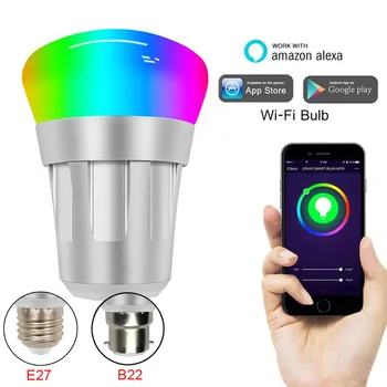 Wi-Fi Smart Light Bulb Dimmable Multicolored LED Bulbs for Amazon Alexa Google Home MDJ998
Wi-Fi Smart Light Bulb Dimmable Multicolored LED Bulbs for Amazon Alexa Google Home MDJ998