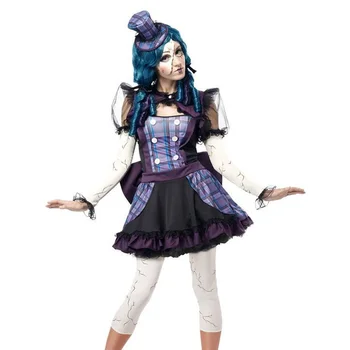 New Halloween Costume High Quality Teen Girls Broken Doll Clowns Circus Costume Sexy Wonder Woman Costume Cosplay Dress
New Halloween Costume High Quality Teen Girls Broken Doll Clowns Circus Costume Sexy Wonder Woman Costume Cosplay Dress