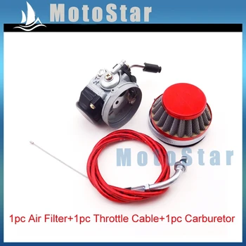 Racing Carburetor + Air Filter + Gas Throttle Cable For 2 Stroke 49cc 50cc 60cc 66cc 80cc Engine Motorized Bicycle Push Bike
Racing Carburetor + Air Filter + Gas Throttle Cable For 2 Stroke 49cc 50cc 60cc 66cc 80cc Engine Motorized Bicycle Push Bike