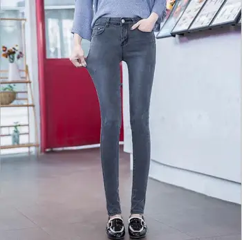 Fashion Jeans Summer& Autumn Elastic Plus Size Women Denim Light Washed High Waist Jeans Skinny Pencil Pants Female
Fashion Jeans Summer& Autumn Elastic Plus Size Women Denim Light Washed High Waist Jeans Skinny Pencil Pants Female