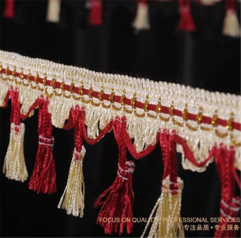 13m European contracted A pearl Tassel Lace curtain trimmings fringes hanging trim sofa curtains accessories Decor
13m European contracted A pearl Tassel Lace curtain trimmings fringes hanging trim sofa curtains accessories Decor