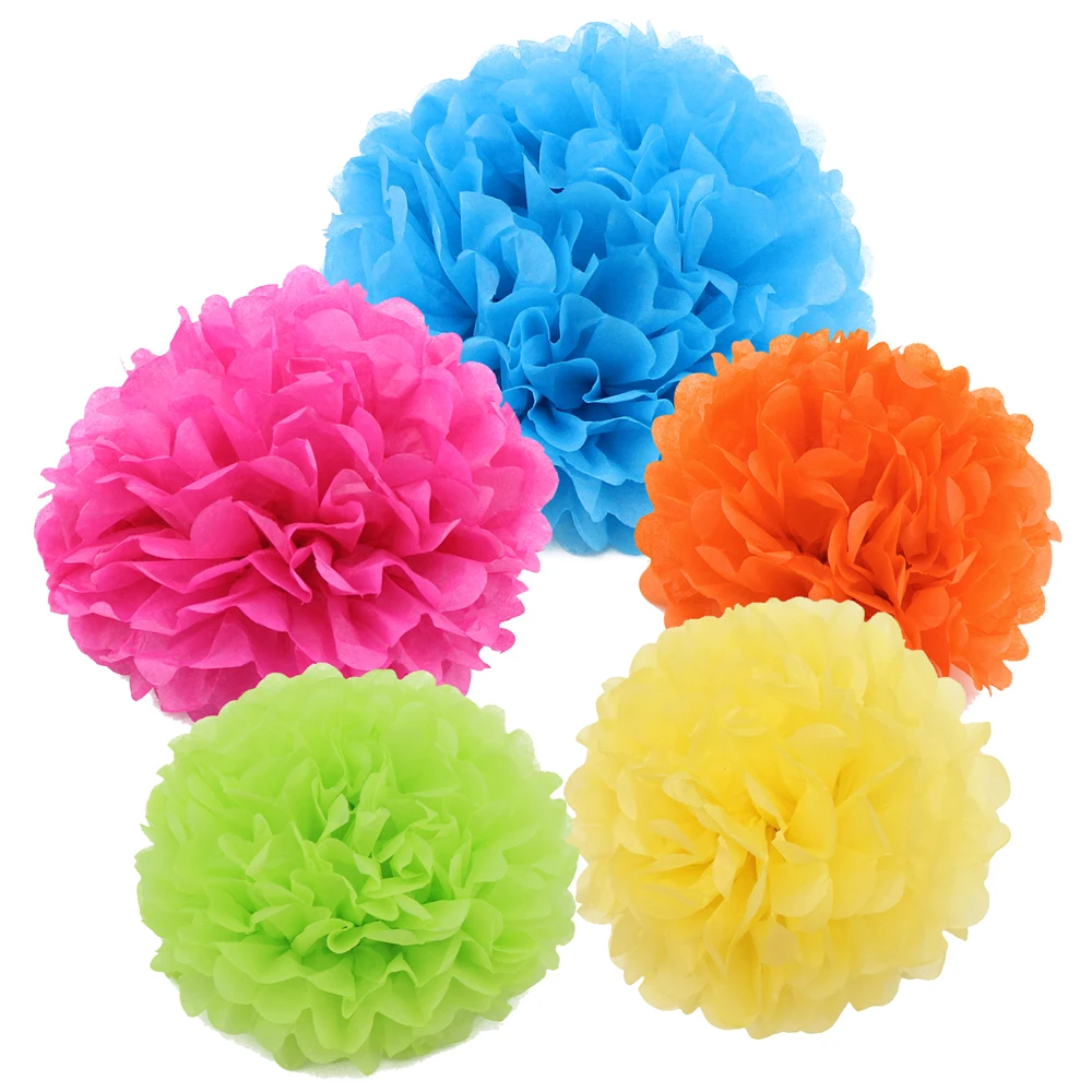 One Pack (15PCS) Tissue Hanging Paper Pom Poms Flower Ball Wedding Party Outdoor Decoration Craft Kit PF-15RB
One Pack (15PCS) Tissue Hanging Paper Pom Poms Flower Ball Wedding Party Outdoor Decoration Craft Kit PF-15RB