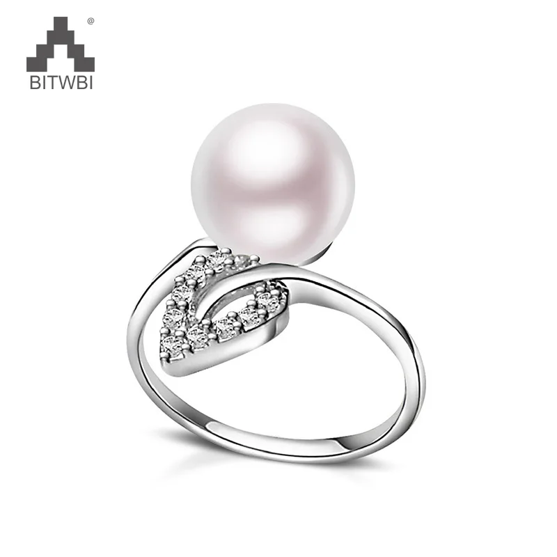 100% 925 Sterling Silver 9-10mm Natural Pearl Woman's Ring Leaf CZ Jewelry Gift for Women
100% 925 Sterling Silver 9-10mm Natural Pearl Woman's Ring Leaf CZ Jewelry Gift for Women