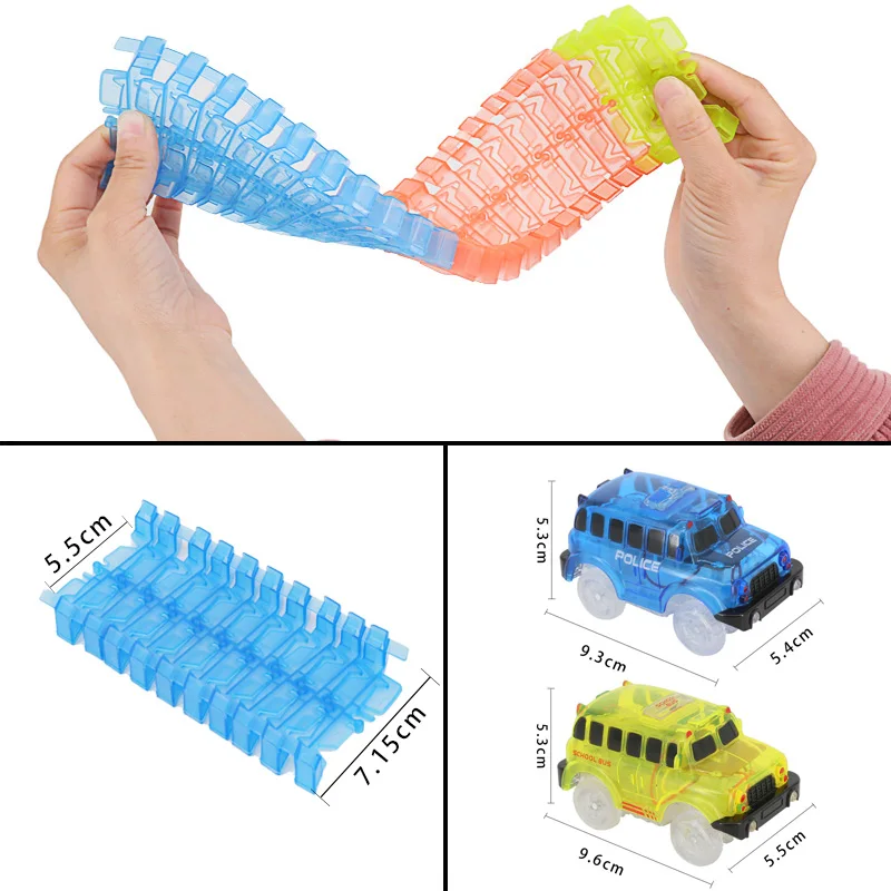 Magical Glow Racing Track Set 100/150/180/600 Flexible Track Race Track Car Flexible Glowing Tracks Toy Toys For Children Gifts
Magical Glow Racing Track Set 100/150/180/600 Flexible Track Race Track Car Flexible Glowing Tracks Toy Toys For Children Gifts