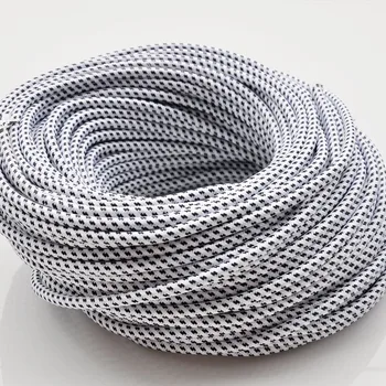 2*0.75mm Vintage Lamp Cord Edison Textile Fabric Electrical Wire Chandelier Pendant Lamp Wires Braided Electrical Cable 10Meters
2*0.75mm Vintage Lamp Cord Edison Textile Fabric Electrical Wire Chandelier Pendant Lamp Wires Braided Electrical Cable 10Meters