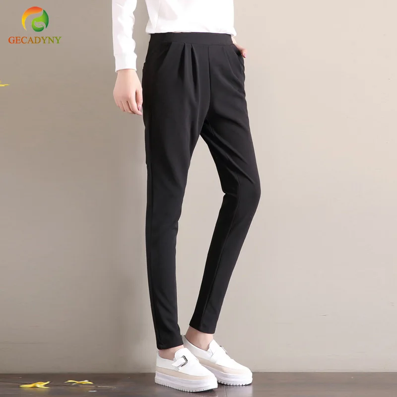 Harem Pants Women Large Size 2019 Spring Female Classic Elastic-Waisted Fashion Slim Solid Color Ankle-length Pants Trousers
Harem Pants Women Large Size 2019 Spring Female Classic Elastic-Waisted Fashion Slim Solid Color Ankle-length Pants Trousers