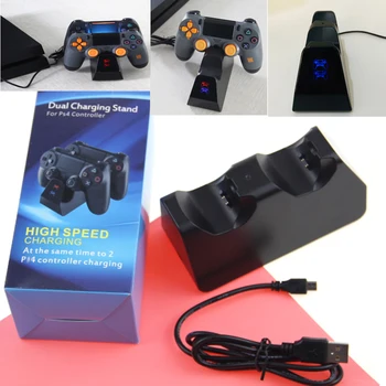 2019 For PS4 Dual USB Controller Charging Dock Station LED Display Stand for Sony Playstation 4/PS4 Pro/PS4 Slim Controller
2019 For PS4 Dual USB Controller Charging Dock Station LED Display Stand for Sony Playstation 4/PS4 Pro/PS4 Slim Controller